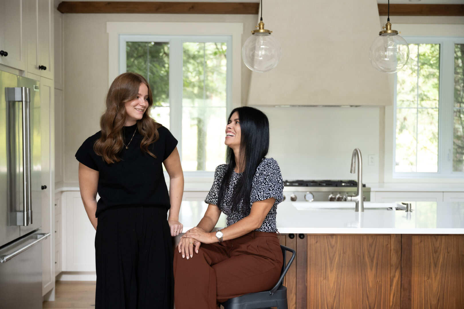 Liliana Rodriguez et son employé